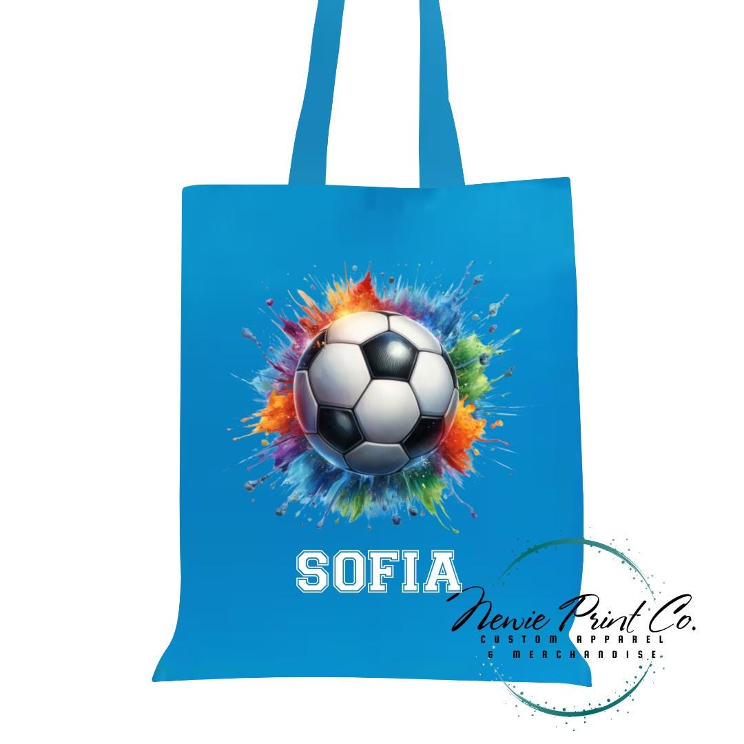 Soccer - Personalized Tote/Library Bags