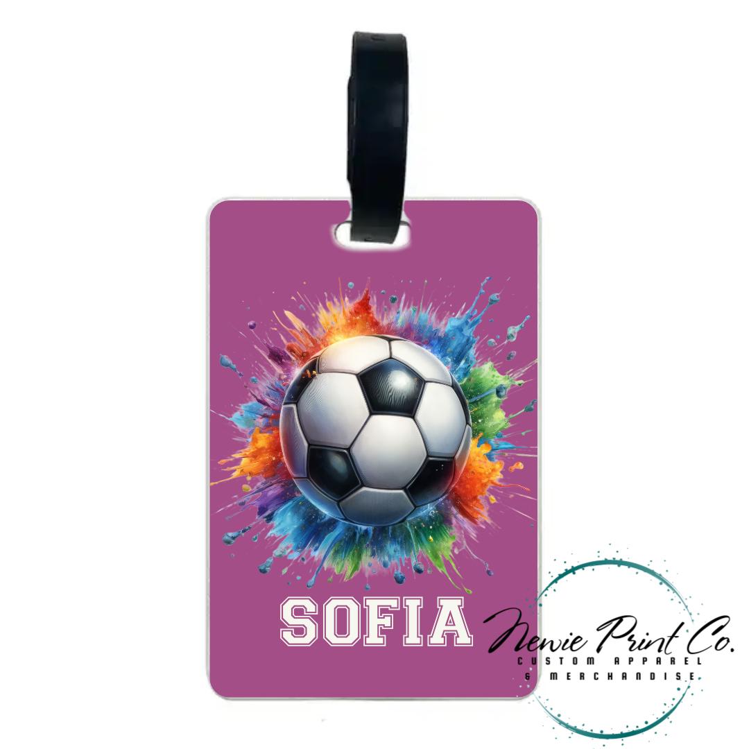 Soccer - PU Leather Keyrings/Bagtags