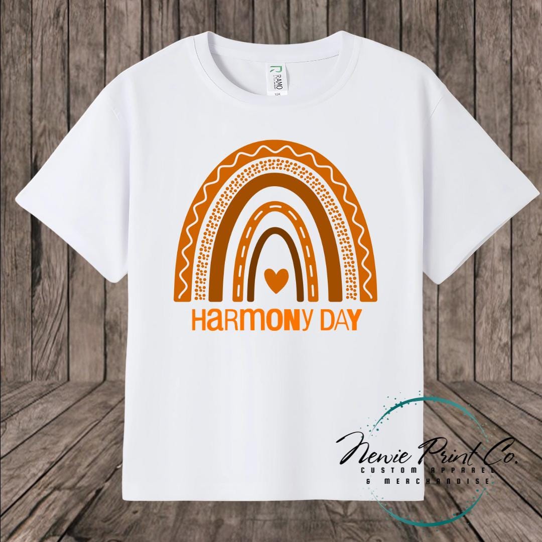 Harmony Day T-shirt - Rainbow