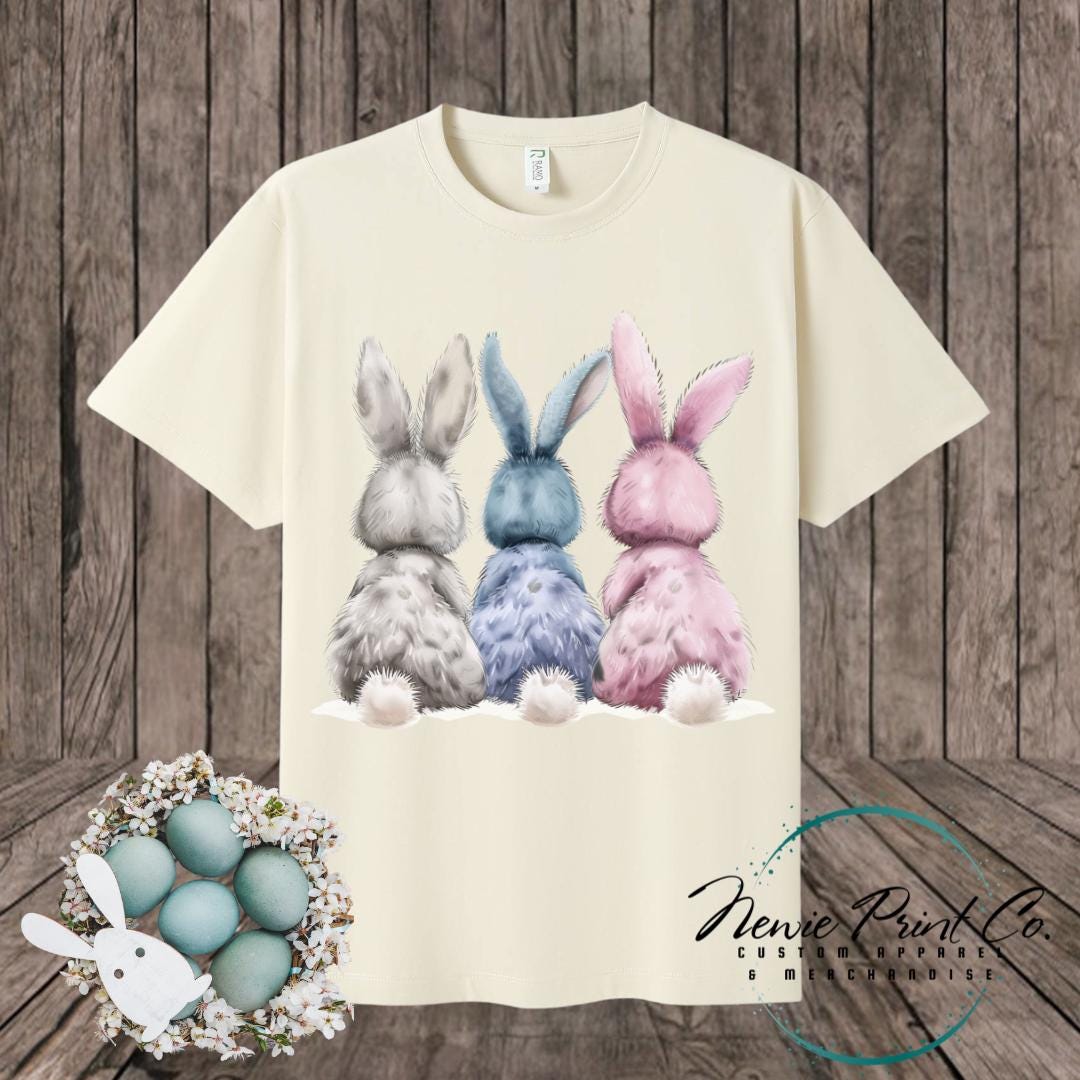 Three Bunnies Butts - Easter T-shirt Kids