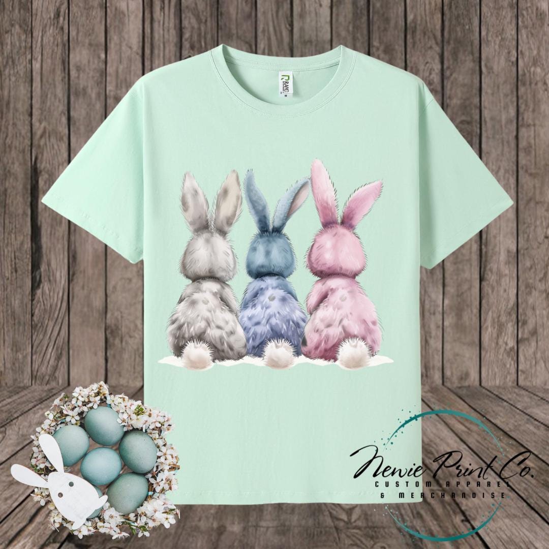 Three Bunnies Butts - Easter T-shirt Kids