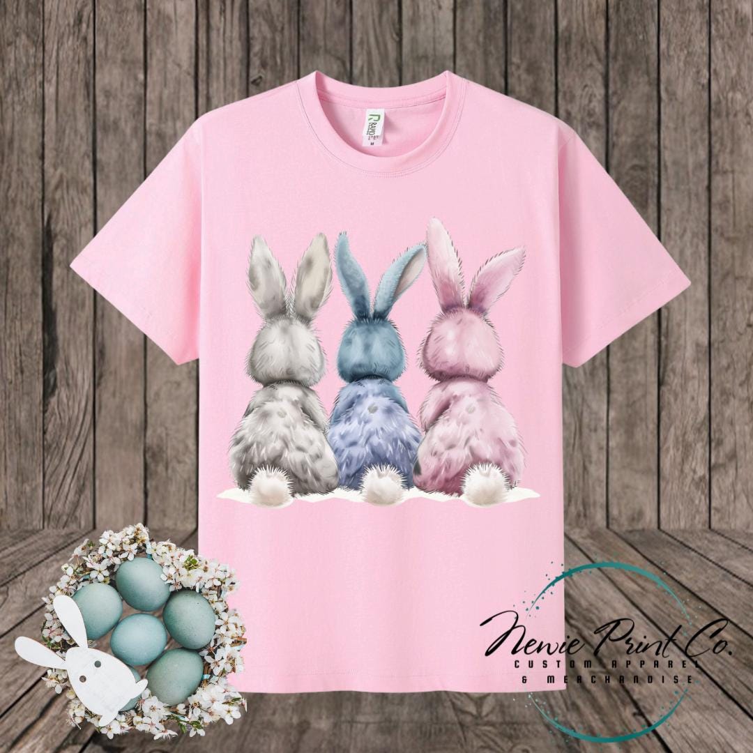 Three Bunnies Butts - Easter T-shirt Kids