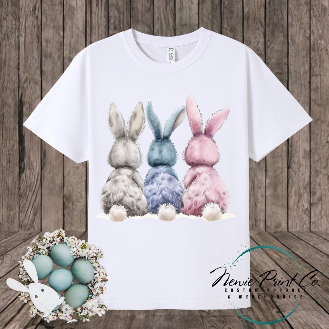 Three Bunnies Butts - Easter T-shirt Kids