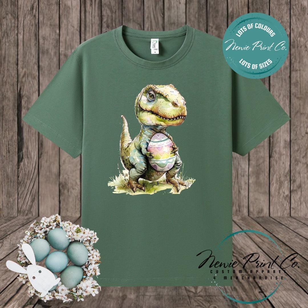 TRex - Easter T-shirt Adult