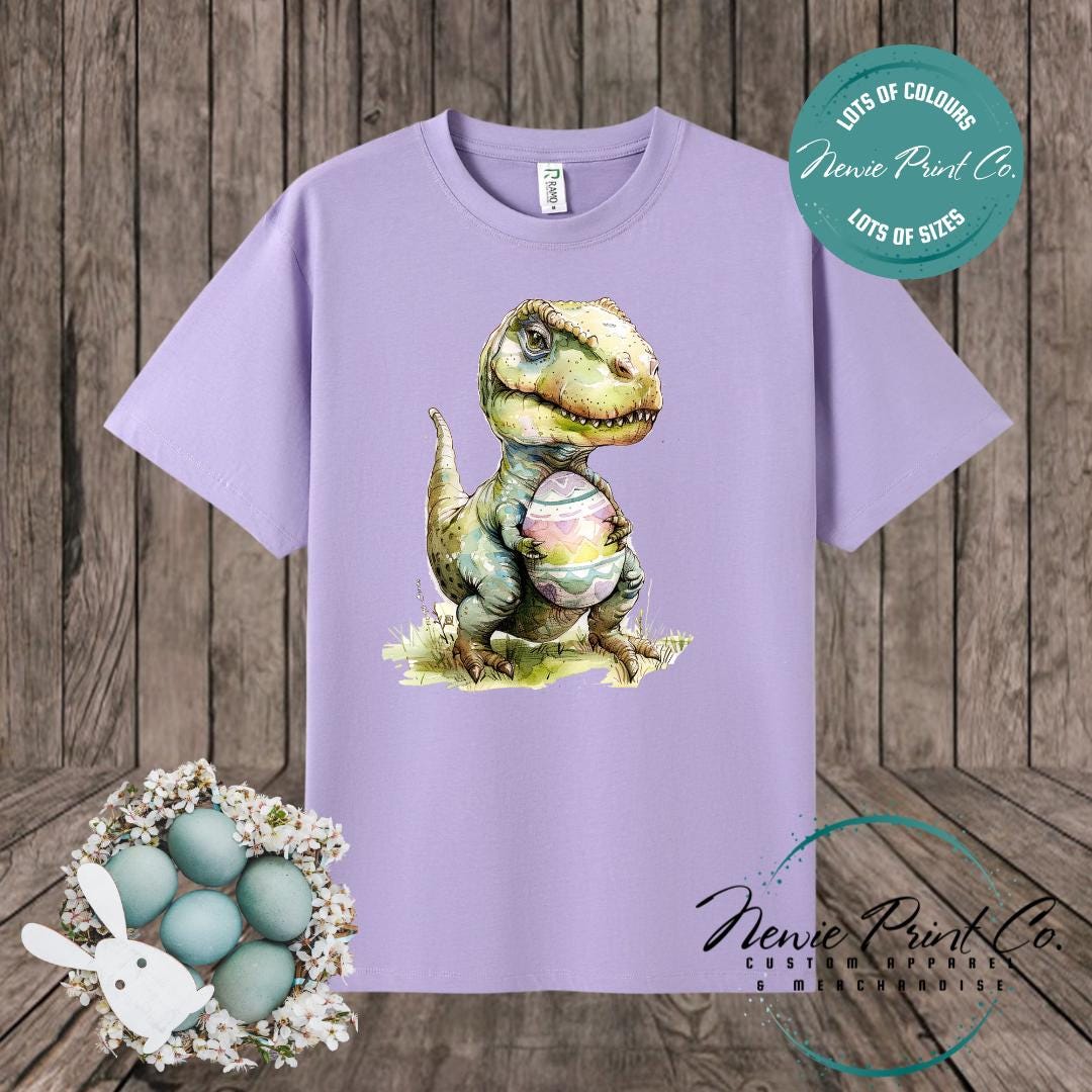 TRex - Easter T-shirt Adult