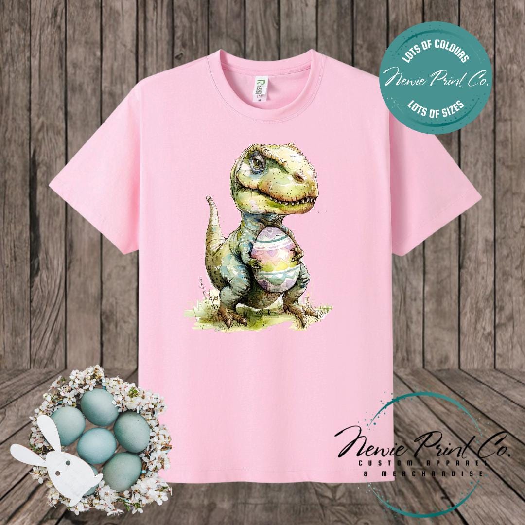 TRex - Easter T-shirt Adult