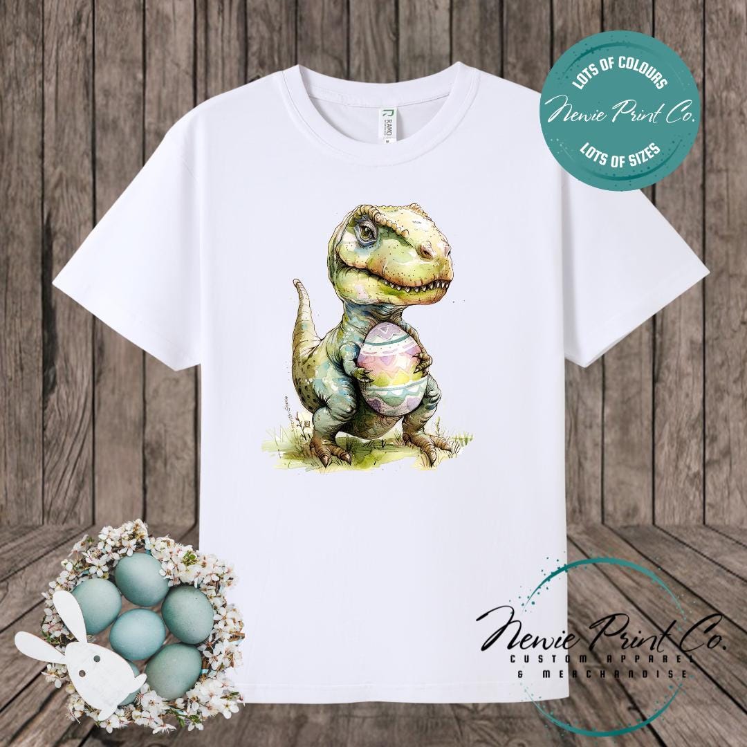 TRex - Easter T-shirt Adult