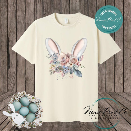 Flower Ears - Easter T-shirt Adult