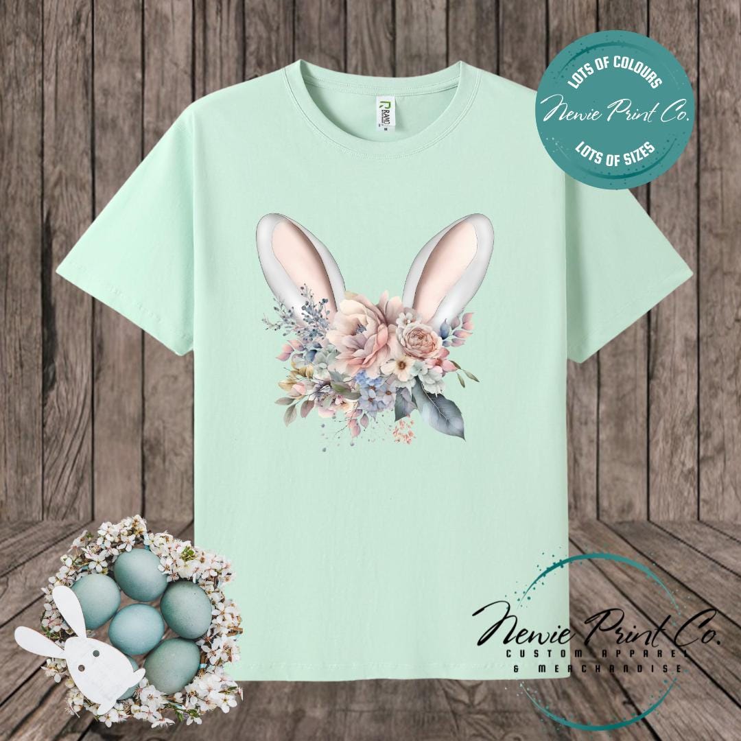 Flower Ears - Easter T-shirt Adult