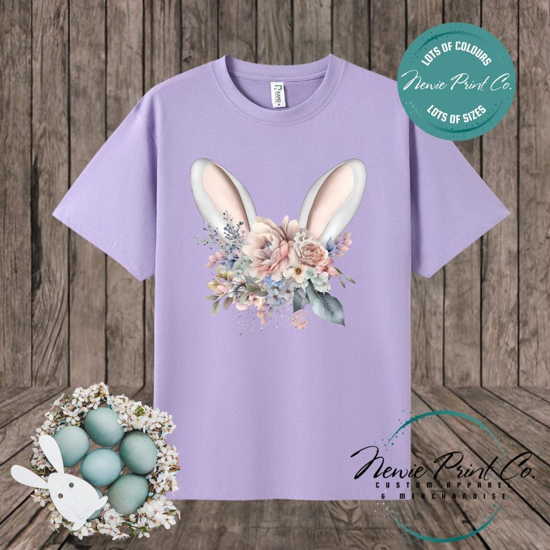 Flower Ears - Easter T-shirt Adult