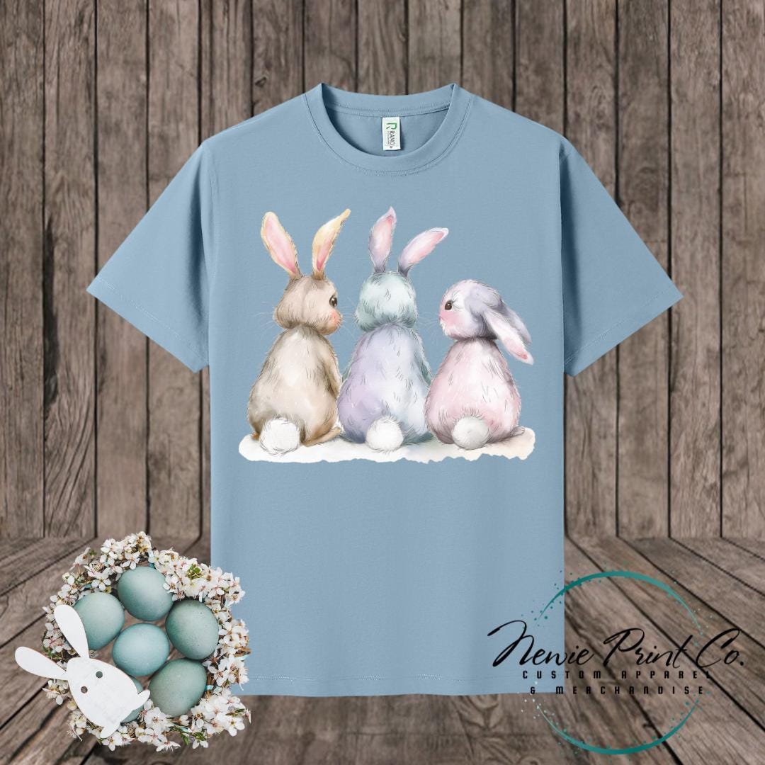 Three Bunnies - Easter T-shirt Kids