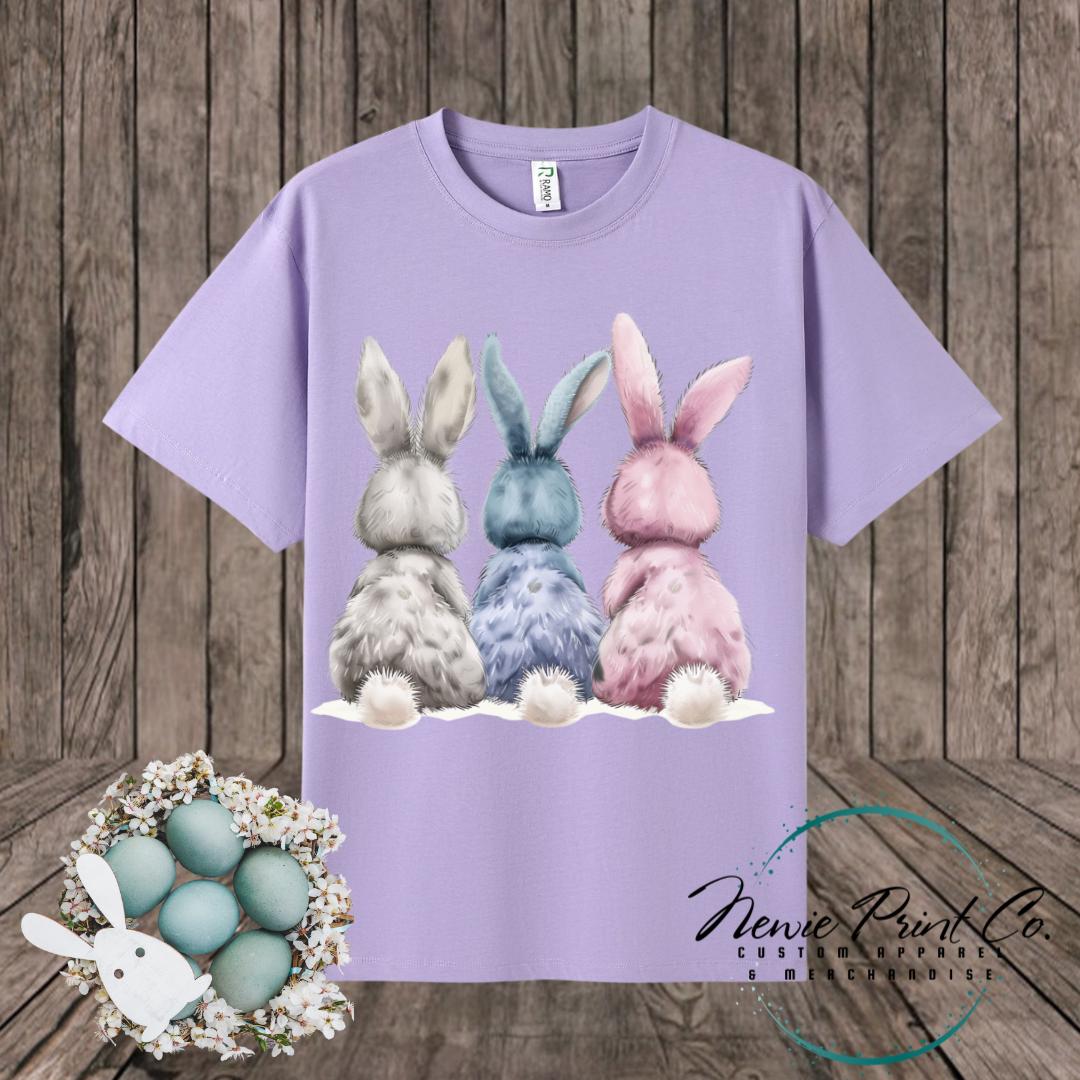 Three Bunnies Butts - Easter T-shirt Kids