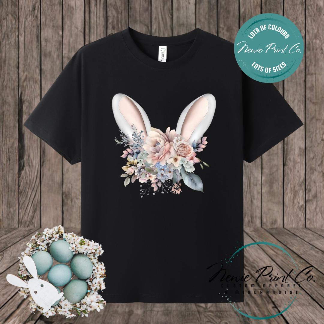 Flower Ears - Easter T-shirt Adult