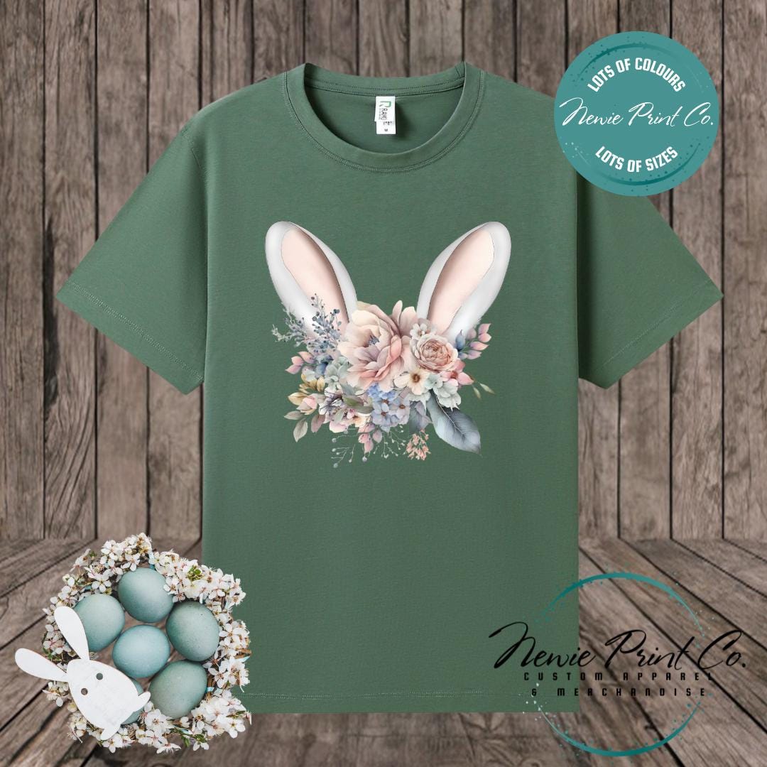 Flower Ears - Easter T-shirt Adult