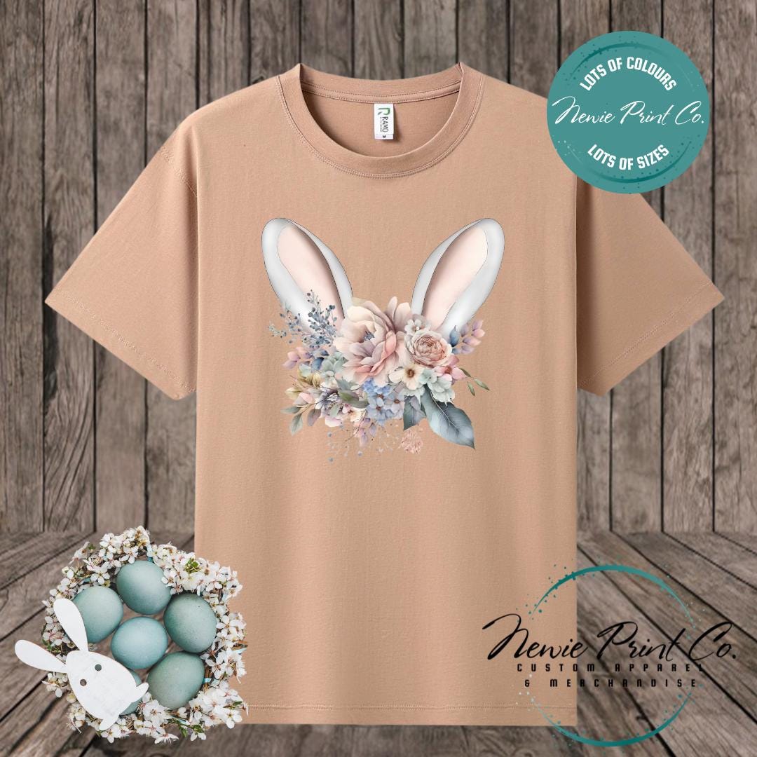 Flower Ears - Easter T-shirt Adult