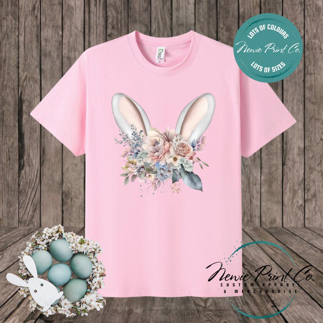 Flower Ears - Easter T-shirt Adult